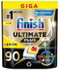 Nõudepesumasina kapslid Finish Powerball Ultimate Plus Lemon, 90 tk