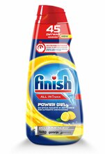Nõudepesumasina geel Finish All in 1 Max Power Gel Lemon, 0.9 l