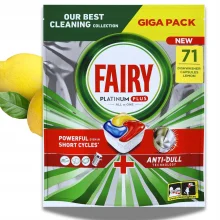 Nõudepesukapslid Fairy Platinum Plus, 71 tk