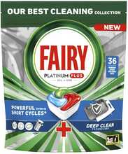 Nõudepesumasina kapslid Fairy Platplus Dclean, 36 tk