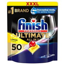 Nõudepesutabletid Finish All in 1 Ultimate Lemon, 50 tk