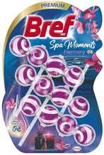 WC-puhasti-värskendaja Bref Spa Moments Harmony, 3 x 50 g