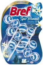 Tualetipuhastus- ja värskenduskapsel Bref Spa Moments Vitality, 3 x 50 g