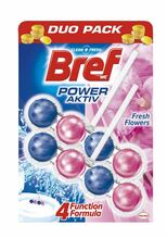 Tualetipuhasti-värskendaja Bref Blue Aktiv Fresh Flowers, 2 x 50 g