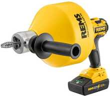 Akutoitel torupuhastusseade Rems Mini-Cobra S 22V VE Set