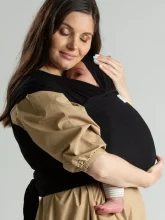 Kandelina Isara Stretchy Wrap, onyx black