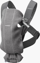 Beebikandja Babybjorn Mini, 3D Jersey, tumehall