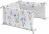 Voodikaitse Sensillo Flight In The Clouds, sinine/valge/hall, 180 x 30 cm