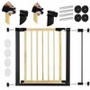 Trepi turvavärav Springos SG0012A, 75-89 cm, pruun/must