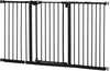 Turvavärav PawHut, 136,3 x 76,2 cm, must