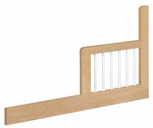 Voodipiire LittleSky Safety Rail, 120 x 55 cm, pruun/valge