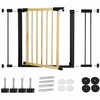 Trepi turvavärav Springos SG0012AB, 75-103 cm, pruun/must