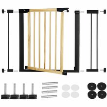 Trepi turvavärav Springos SG0012AB, 75-103 cm, pruun/must