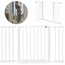 Turvavärav Ecotoys SG-012-W-132, 74-132 cm, valge
