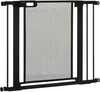 Metallist turvavärav PawHut, 75-103 cm, must