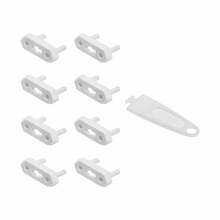 Pistikupesa kaitse BabyOno Electrical Socket Safety, valge, 8 tk
