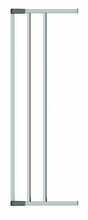 Laiendus turvaväravatele Clippasafe, 18 cm, puit/metall, hõbe