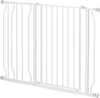 Turvavärav PawHut, 75-115 cm, valge