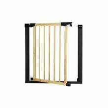Trepi turvavärav Springos SG0012C, 75-110 cm, pruun/must