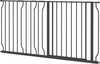 Lemmiklooma turvavärav PawHut, 75-145 cm, must