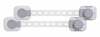 Universaalne kaitselukk Dreambaby Twist N Lock, 2 tk, valge/hall