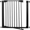 Turvavärav Springos SG0002A, 75-89 cm, must