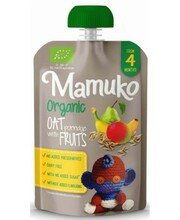 Ökoloogiline kaerapuder puuviljapüreega Mamuko, alates 4. elukuust, 100 g