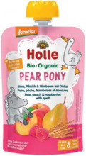 Pirni, virsiku, vaarika ja speltanisu püree Holle, alates 8. elukuust, 100 g