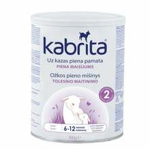 Jätkupiimasegu kitsepiimast Kabrita Gold 2 alates 6 kuust, 800 g