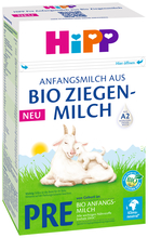 Ökoloogiline kitsepiima piimasegu HiPP PRE alates sünnist, 400 g