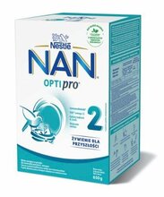 Piimasegu Nan Optipro 2, alates 6. kuust, 650 g
