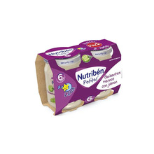 Beebipüree õrnad herned Nutriben Nutriba c n Potito Cena Bipack, 2x190 g