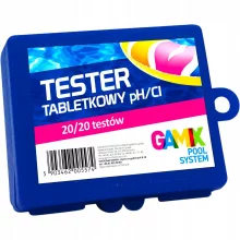 Tablett-tester basseini vee pH ja kloori mõõtmiseks Gamix