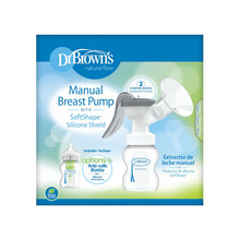 Käsipumbaga rinnapump Dr. Brown's SoftShape, 150 ml