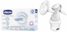 Manuaalne rinnapump Chicco Natural Feeling + 60 rinnapatja