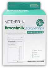 Rinnapiima hoiukotid Mother-K, 200 ml, 60 tk
