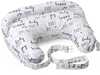 Toitmispadi Chicco Boppy Deluxe Hello Baby, valge/must/hall