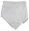 Pudipõll närimisleluga Canpol Bib With Teether 26/902, tekstiil/silikoon, 0 kuud, hall