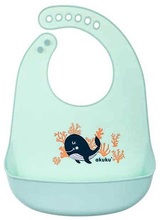 Silikoonist pudipõll Akuku Whale A0505, 6+ kuud, roheline