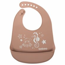 Silikoonist pudipõll Baboo Sea Life, 4+ kuud, pruun