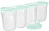 Säilitustopsid BabyOno 1028, 4 tk, 200 ml, polüpropüleen (pp)