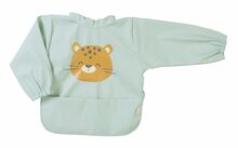 Veekindel pudipõll SARO Baby Waterproof Bib with Sleeves 16582, pikkade varrukatega, 0+ kuud, mündiroheline