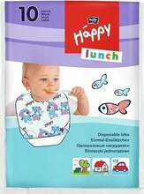 Pudipõll Bella Disposable Bibs, tekstiil, 10 tk, valge/mitmevärviline