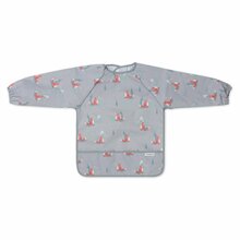 Varrukatega pudipõll BabyOno Fox 1477/03, polüester/PU, 2 a, oranž/hall
