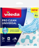 Universaalsed lapid ensüümidega Vileda Pro Clean, 4 tk
