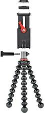 Selfipulk JOBY GripTight Action Kit, must/punane