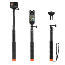 Selfipulk K&F Concept Invisible Selfie Stick, 127 cm, süsinikkiud