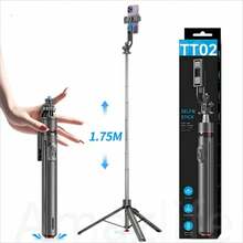 Selfipulk Riff RF-TT02, 1.7 m, automaatselt avaneva statiiviga, Bluetooth kaugjuhtimispuldiga