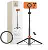 Selfipulk Tech-Protect L10S Bluetooth Tripod, must/oranž