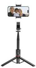 Selfipulk Tech-Protect L05S, statiiviga ja LED valgustusega, must